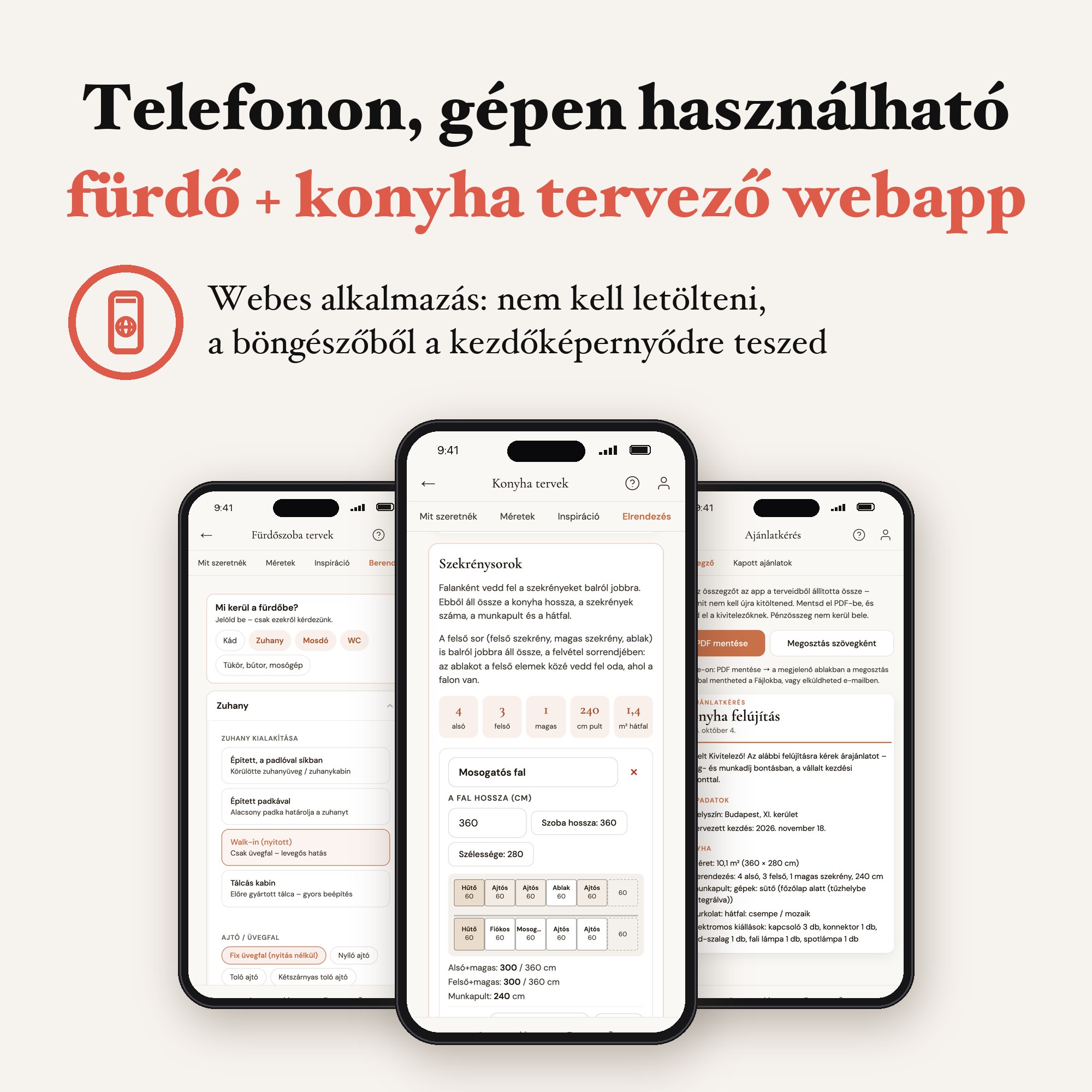 Fürdőszoba + Konyha Tervező csomag
